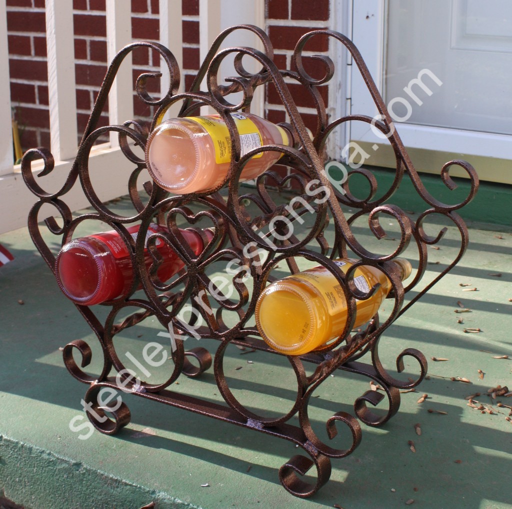 Wrought Iron Wine Racks And Wine Tables Steel Expressions Lancaster County Pa 9471